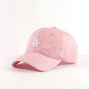 LA Los Angeles City of Angels Pink Baseball Cap Unisex Hat Adjustable Size NEW